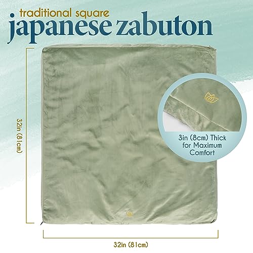 Florensi Velvet Meditation Zabuton Floor Pillow