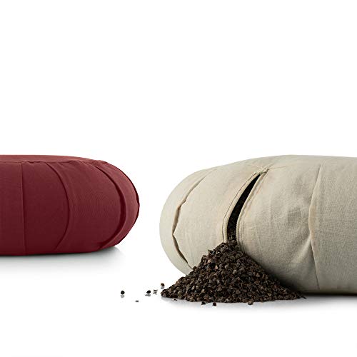 Basaho Crescent Zafu Meditation Cushion - Organic Cotton