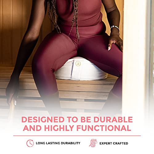 Buckwheat Zafu Meditation Cushion with Velvet Cover