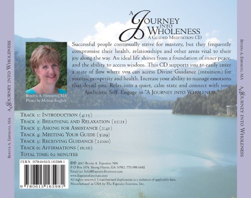 Guided Meditation CD: A Journey Into Wholeness
