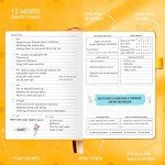 Luxurious Undated Planner for Goals & Productivity
