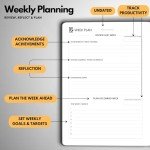 Wyze Goal Planner: 6-Month Productivity Journal