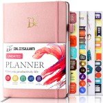 Leather A5 Undated Weekly & Monthly Planner