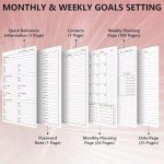Leather A5 Undated Weekly & Monthly Planner