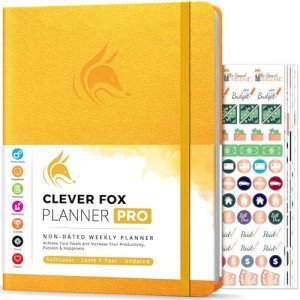 Clever Fox Pro Planner for Productivity and Goals