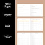 2024 Productivity Planner for Mindfulness & Time Management