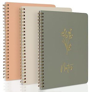 Charming Spiral Notebook Set for Mindful Organization