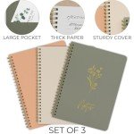 Charming Spiral Notebook Set for Mindful Organization