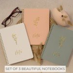 Charming Spiral Notebook Set for Mindful Organization