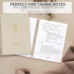Charming Spiral Notebook Set for Mindful Organization