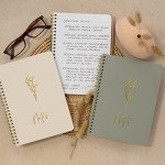 Charming Spiral Notebook Set for Mindful Organization