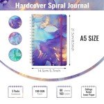 A5 Spiral Notebooks - 3 Pack for Wellness