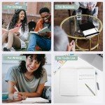 CAGIE Lined Journal Notebook for Women Men 320 Pages 100 Gsm Paper Thick Journaling Notebooks A5 Leather Journals for Writing Hardcover Journal Supplies for Work Note Taking Diary, 5.7x8.3 In, Green