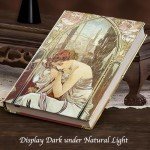Alphonse Mucha Night's Rest Gilded Journal