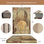 Alphonse Mucha Night's Rest Gilded Journal