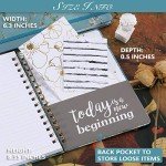 Hardcover Lined Journal with Back Pocket