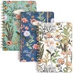 Floral Journals Set for Mental Wellness and Creativity