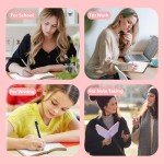 Cute Heart-Shaped Lined Journal for Women