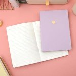 Cute Heart-Shaped Lined Journal for Women