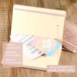 Sun-Themed Faux Leather Journal with Page Dividers