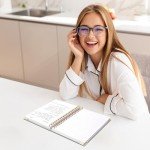 Aesthetic Spiral Notebook Journal for Women - B5