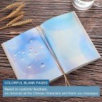 Colorful Hardcover Journal with Watercolor Design