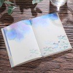 Colorful Hardcover Journal with Watercolor Design