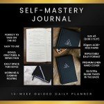 Self-Mastery Journal for Men - Gratitude Journal – 5 Minute Journal - Reflection Manifestation Journal for Mindfulness – Self Care Journal – Goal/Guided Gratitude Journal for Women & Men