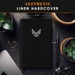 JXSELECT Self-Mastery Journal for Men and Women - Gratitude Journal - Self Care Journal for Happiness, Mindfulness, Positivity & Reflection - The Kaizen Journal with Pen Holder and Back Pocket