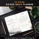 JXSELECT Self-Mastery Journal for Men and Women - Gratitude Journal - Self Care Journal for Happiness, Mindfulness, Positivity & Reflection - The Kaizen Journal with Pen Holder and Back Pocket