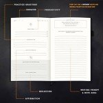 JXSELECT Self-Mastery Journal for Men and Women - Gratitude Journal - Self Care Journal for Happiness, Mindfulness, Positivity & Reflection - The Kaizen Journal with Pen Holder and Back Pocket