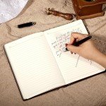 MINICAGIE Leather Journal for Men Soft Cover 256 Pages Lined Journals for Writing A5 Lion Journaling Notebooks Vintage Inspirational Diary, 5.7" x 8.3", Brown