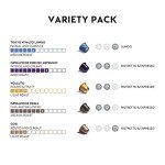 Nespresso Ispirazione Variety Pack Espresso Coffee Capsules - 50 Count
