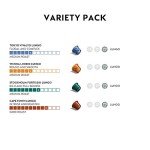Nespresso Morning Lungo Variety Pack Coffee Pods, 50 Count