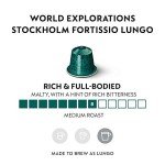 Nespresso Stockholm Fortissio Lungo Dark Roast Coffee Pods