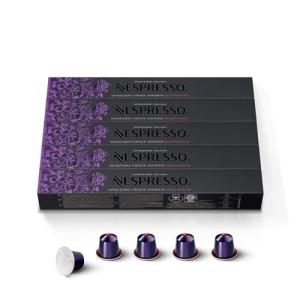 Nespresso Arpeggio Decaffeinato Dark Roast Coffee Pods, 50-Count