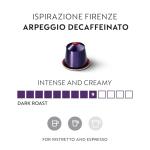 Nespresso Arpeggio Decaffeinato Dark Roast Coffee Pods, 50-Count