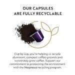 Nespresso Arpeggio Decaffeinato Dark Roast Coffee Pods, 50-Count