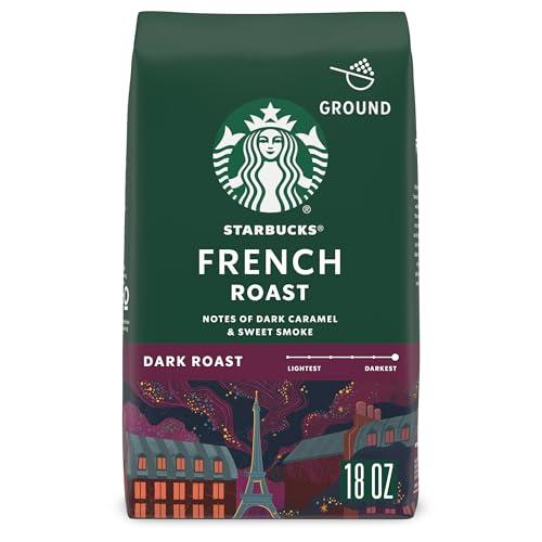 Dark Roast Starbucks Ground Coffee, 18 oz Bag