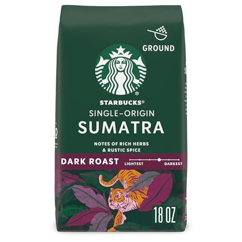 Starbucks Sumatra Dark Roast Ground Coffee 18oz