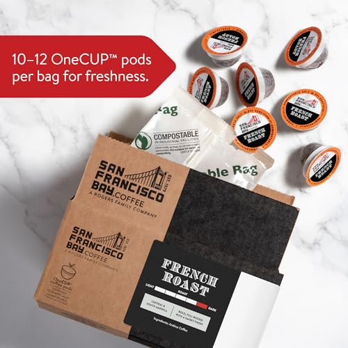 Compostable French Roast Coffee Pods - 80 Ct