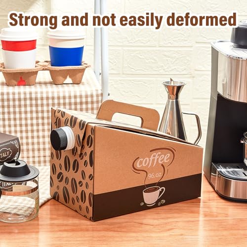 10-Pack Portable Coffee Dispenser Boxes with Handles