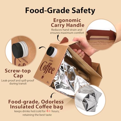 Insulated Coffee Dispenser Box - 10 Pack
