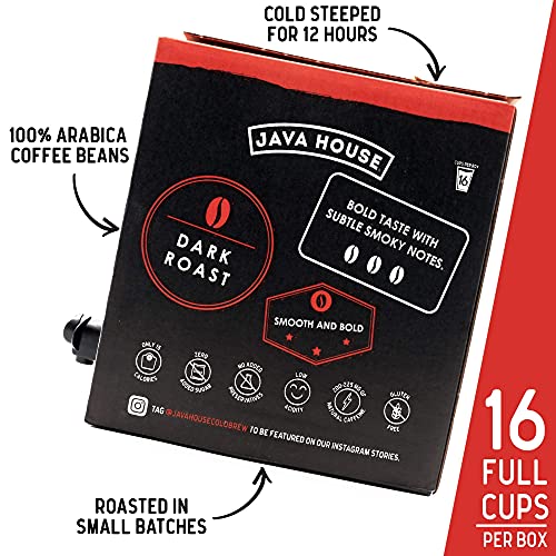 Java House Dark Roast Cold Brew Coffee 128 Fl Oz