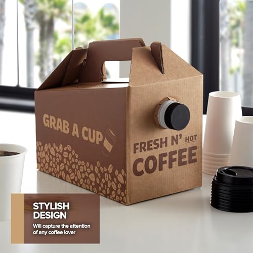 Insulated Disposable Coffee Box Dispenser - 5 Pack