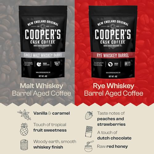 Bourbon & Whiskey Barrel Aged Coffee Subscription Box