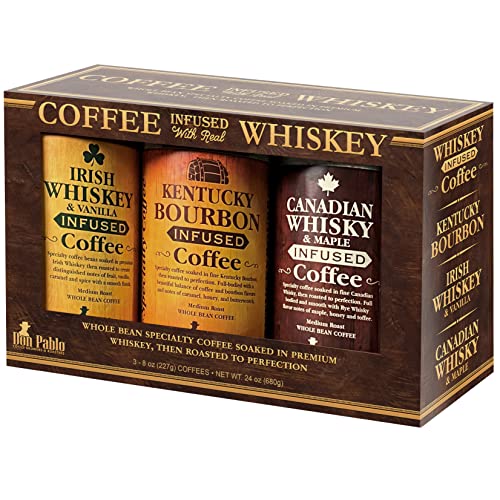 Whiskey Infused Coffee Gift Set - Whole Bean