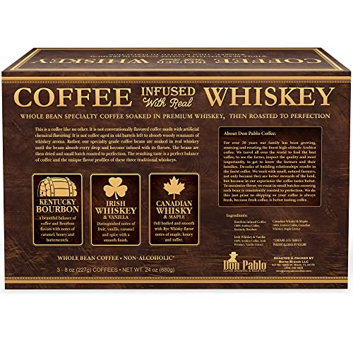 Whiskey Infused Coffee Gift Set - Whole Bean