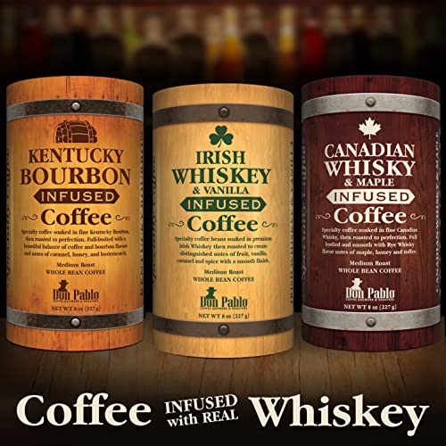 Whiskey Infused Coffee Gift Set - Whole Bean