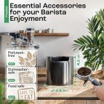 Coffee Knock Box - Innovative Espresso Accessory, Black